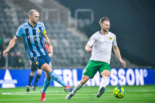 Djurgårdens Marcus Danielson och Hammarbys Tim Söderström