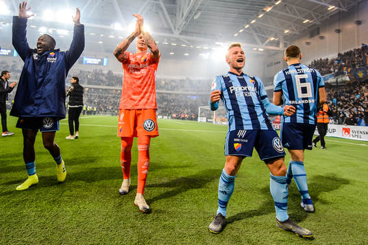 Djurgårdens målvakt Per Kristian Bråtveit och Nicklas