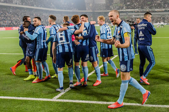 Djurgårdens Marcus Danielson jublar