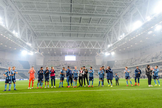 Djurgårdens spelare jublar