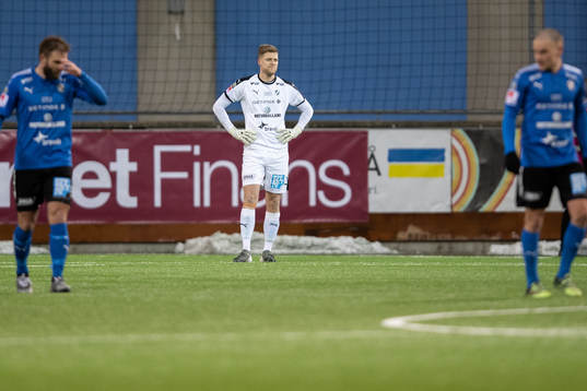 Halmstads målvakt Malkolm Nilsson