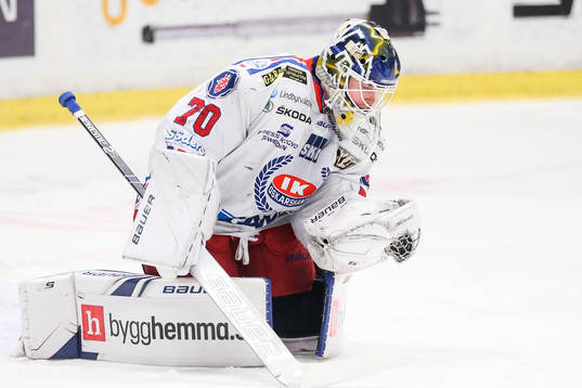 Oskarshamns målvakt Adam Åhman