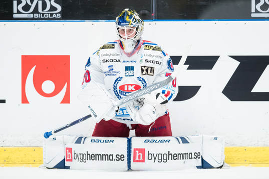 Oskarshamns målvakt Adam Åhman
