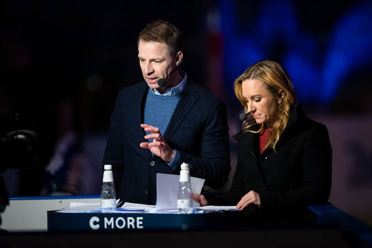 CMores Mike Hellberg och Frida Nordstrand