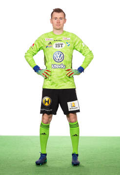 Östers målvakt Tobias Andersson
