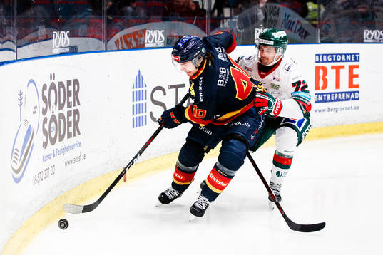 Djurgårdens Jacob Josefson och Frölundas Patrik Carlsson
