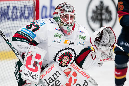 Frölundas målvakt Johan Gustafsson
