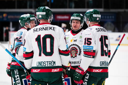 Frölundas Patrik Carlsson, Gustav Lindström, Rhett