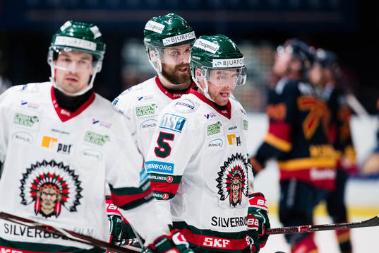 Frölundas Patrik Carlsson, Jonathan Sigalet och Chay