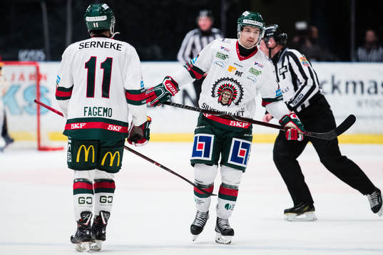 Frölundas Rhett Rakshani deppar