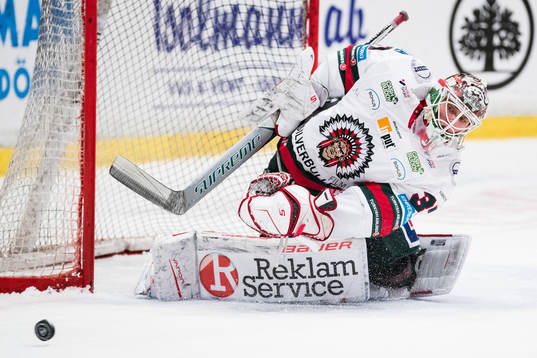 Frölundas målvakt Johan Gustafsson