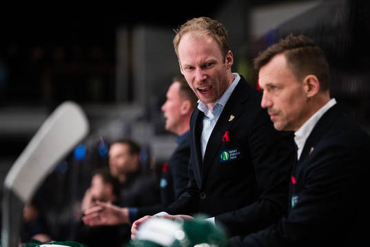 Frölundas assisterande tränare Johan Lundskog