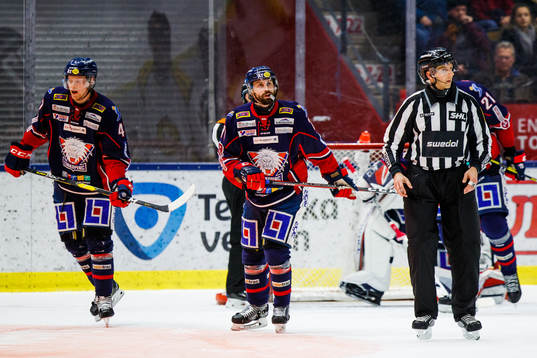Linköpings Daniel Olsson-Trkulja och Anton Karlsson deppar