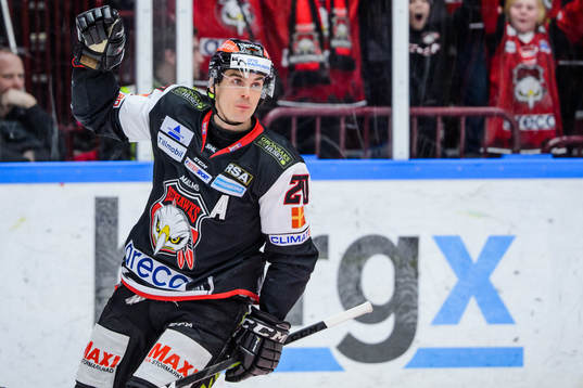 Malmö Redhawks Henrik Hetta jublar