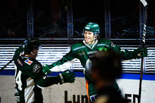 Färjestads Joakim Nygård jublar
