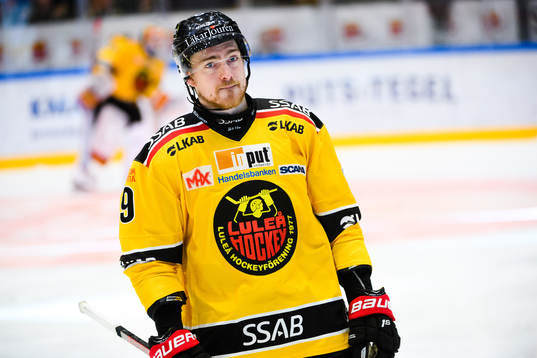 Luleås Johan Forsberg deppar