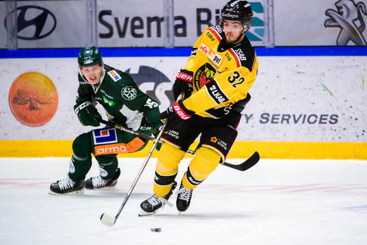 Färjestads Gustav Rydahl och Luleås Oscar Engsund