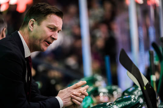 Färjestads tränare Johan Pennerborn