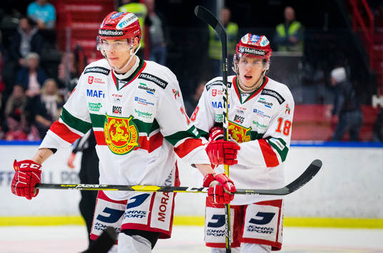 Moras Marek Daloga och Emil Aronsson deppar