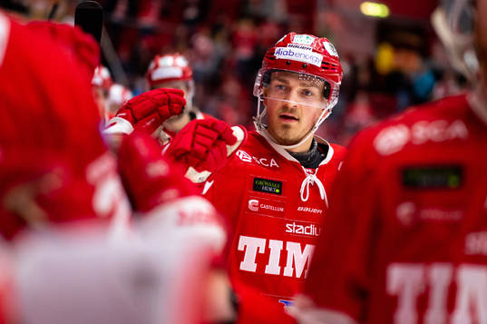 Timrås Hampus Larsson jublar