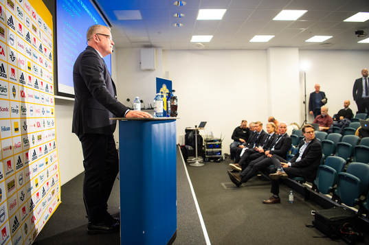 Head coach Janne Andersson of Sweden