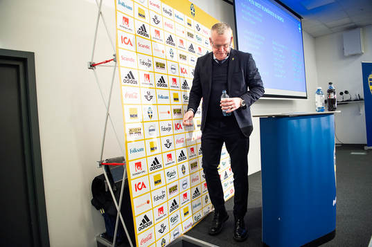 Head coach Janne Andersson of Sweden