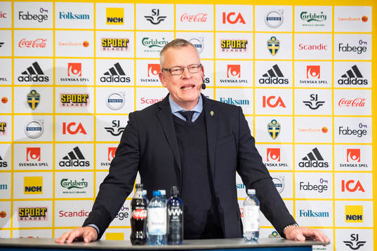Head coach Janne Andersson of Sweden