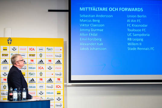 Head coach Janne Andersson of Sweden