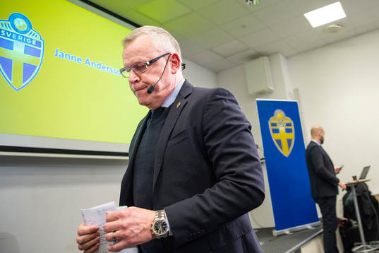 Head coach Janne Andersson of Sweden