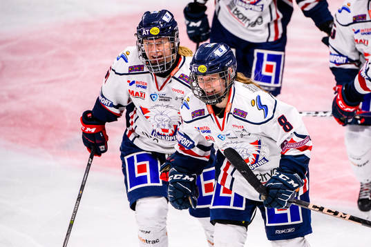 Linköpings Nicoline Söndergaard Jensen jublar