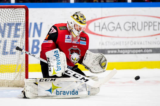 Malmö Redhawks målvakt Lars Volden