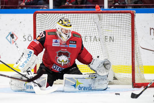 Malmö Redhawks målvakt Lars Volden