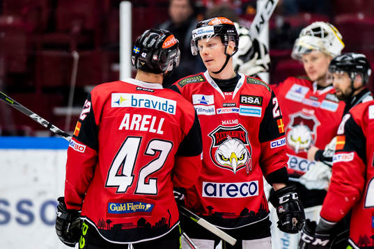 Malmö Redhawks Lars Bryggman och Niklas Arell