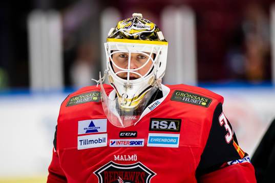 Malmö Redhawks målvakt Lars Volden