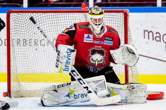Malmö Redhawks målvakt Lars Volden