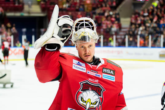 Malmö Redhawks målvakt Lars Volden