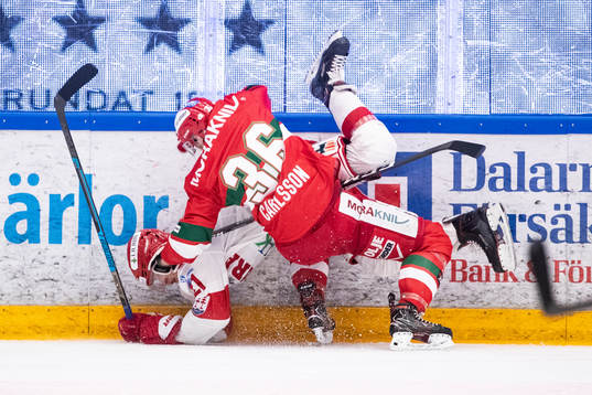 Moras Jonathan Carlsson och Timrås Sebastian Kaijser