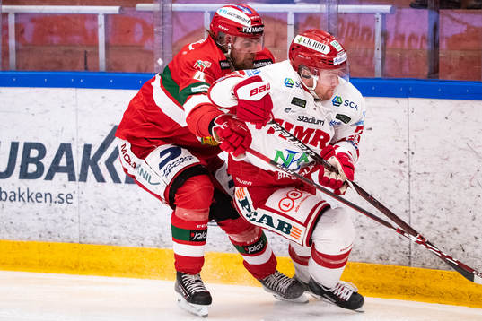 Timrås Sebastian Ohlsson och Moras Viktor Amnér
