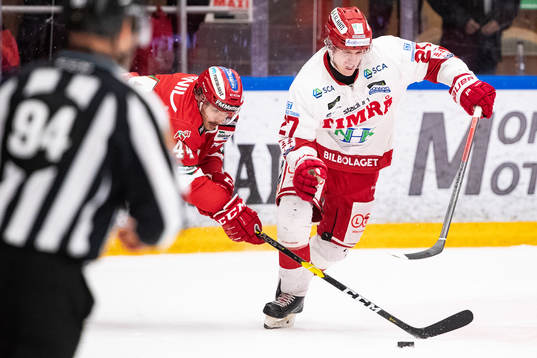 Moras Matej Stransky och Timrås Johannes Kinnvall