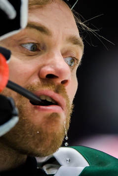 Färjestads målvakt Markus Svensson