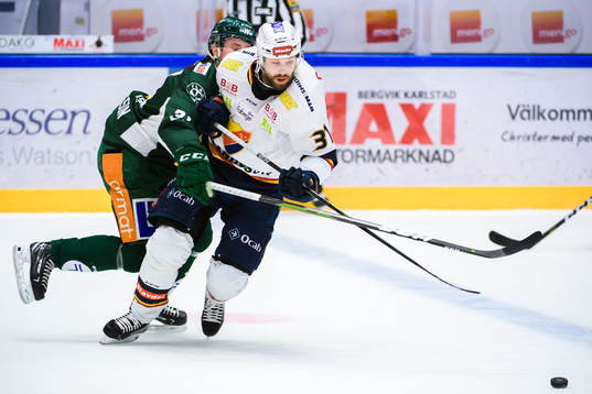 Färjestads Carl Jakobsson  och Djurgårdens Dick Axelsson