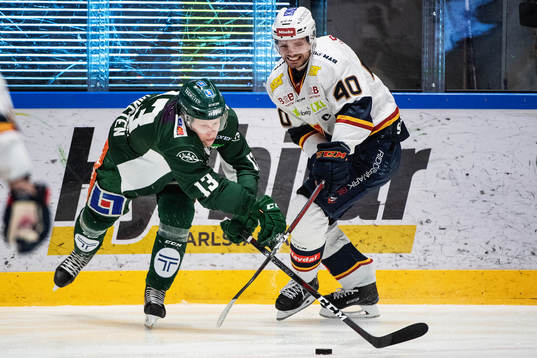 Färjestads Daniel Viksten och Djurgårdens Jacob Josefson