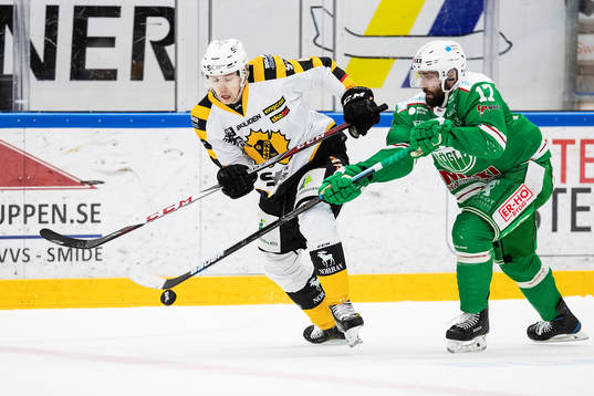 Skellefteås Jonathan Pudas och Rögles Taylor Matson