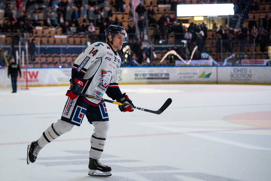 Linköpings Kristoffer Gunnarsson i periodpaus
