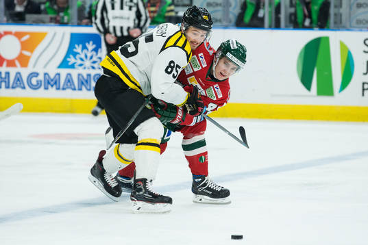 Brynäs Rudolf Cerveny och Frölundas Jacob Peterson