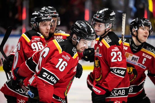 Luleås Robin Kovacs, Niklas Olausson ochJesper Sellgren
