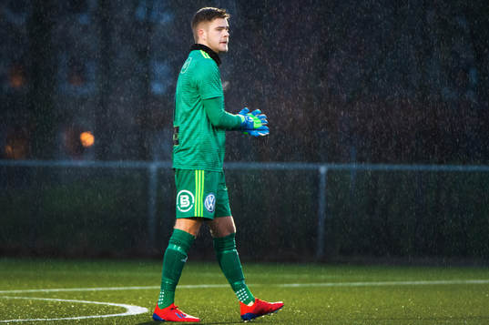 Ängelholms målvakt Robin Streifert
