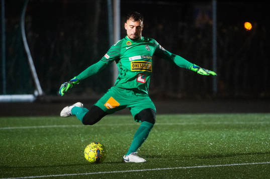 Landskronas målvakt Amr Kaddoura