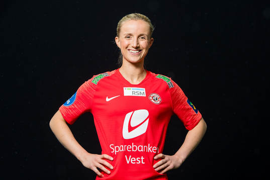 Helene Gloppen of Arna-Bjørnar poses for a portrait