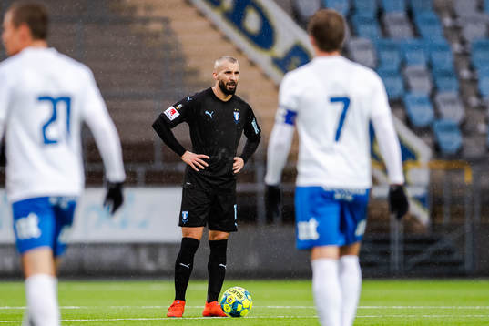Malmö FFs Guillermo Molins deppar